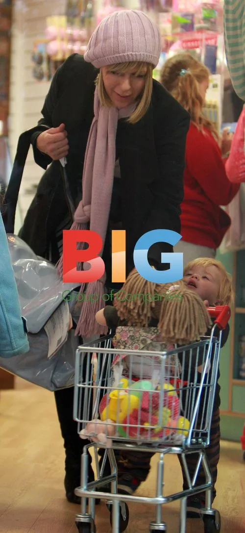 Kate Garraway and Family Shopping