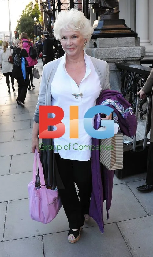 Fionnula Flanagan leaving Dublin hotel
