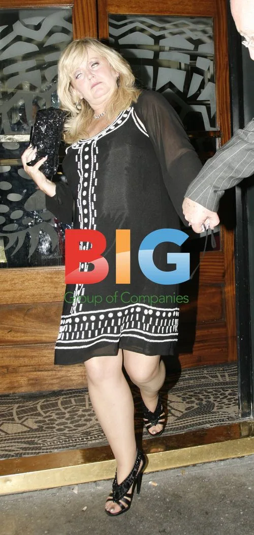 Linda Nolan Leaves Groucho's in London