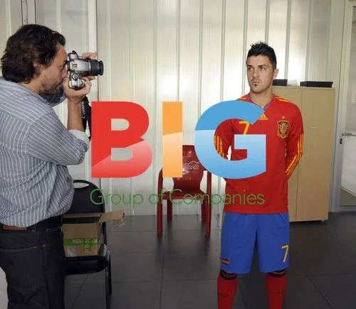 Footballers Measured for Wax Figures
