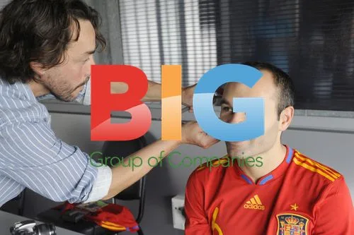 Iniesta and Villa for Wax Figure