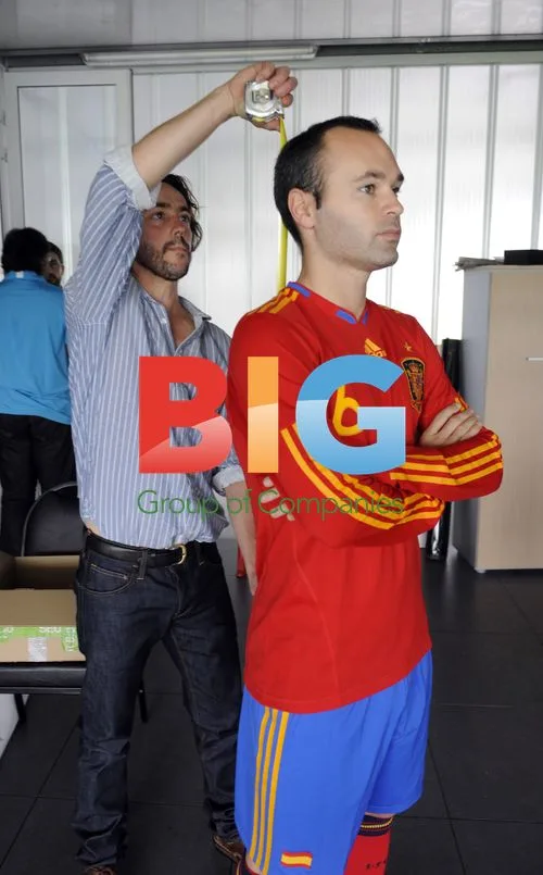 Footballer Figures Measured for Wax