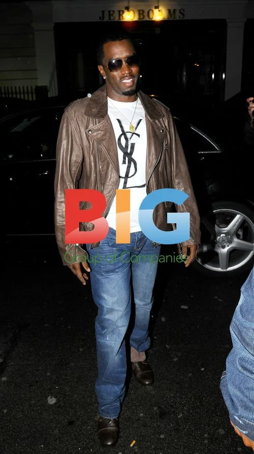 P Diddy at C London restaurant in Mayfair