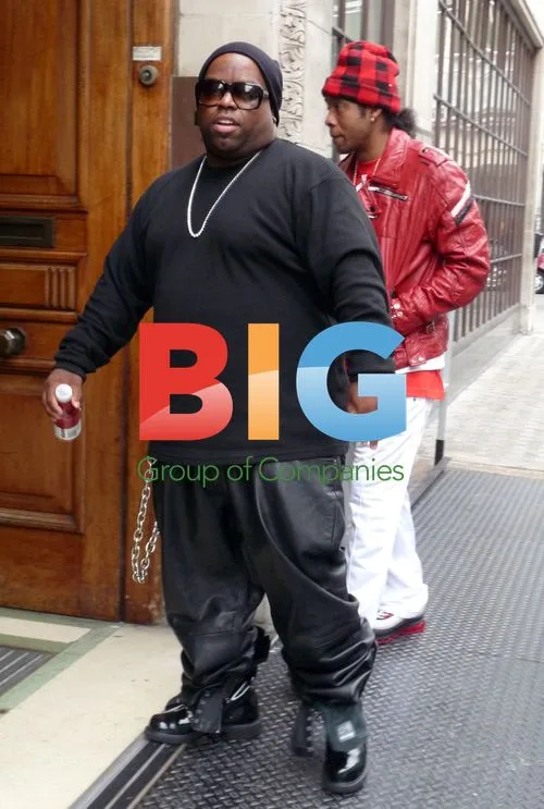 Gnarls Barkley outside Radio 1 in London