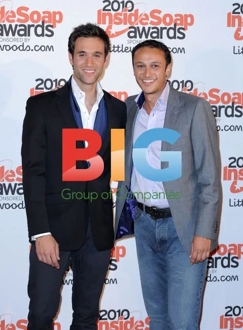 Rik Makarem and Chris Bisson at Inside Soap Awards 2010