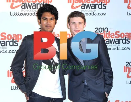 Himesh Patel and Charlie G. Hawkins at Inside Soap Awards 2010