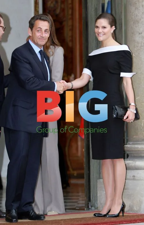 Swedish Royals Visit Elysee Palace