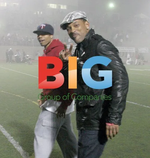 Will Smith at Son's Football Game
