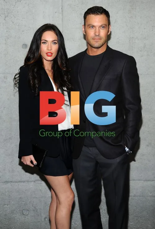 Megan Fox and Brian Austin Green at Emporio Armani Show