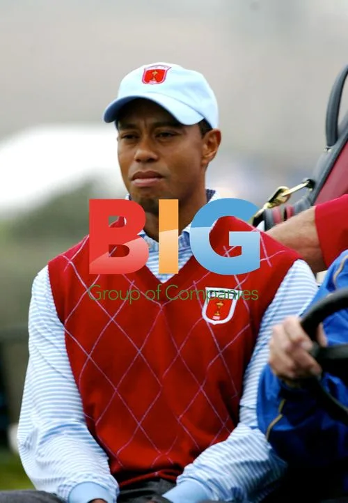 Tiger Woods at Ryder Cup Practice