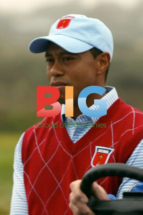 Tiger Woods at Ryder Cup Practice