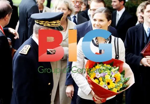 Crownprincess Victoria and Prince Daniel visit school