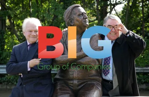 Ronnie Corbett and David Jason at Ronnie Barker Statue Unveiling