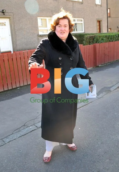 Susan Boyle at Old Home in Blackburn