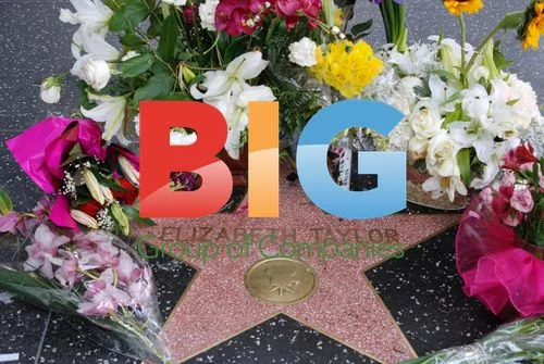 Emma Zerner Places Flowers on Elizabeth Taylor's Star