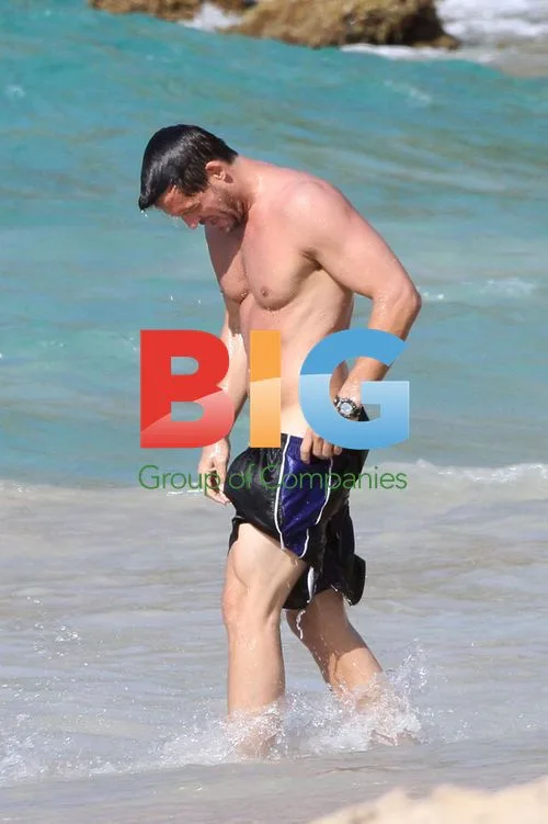 Courteney Cox and Josh Hopkins in Saint Barthelemy