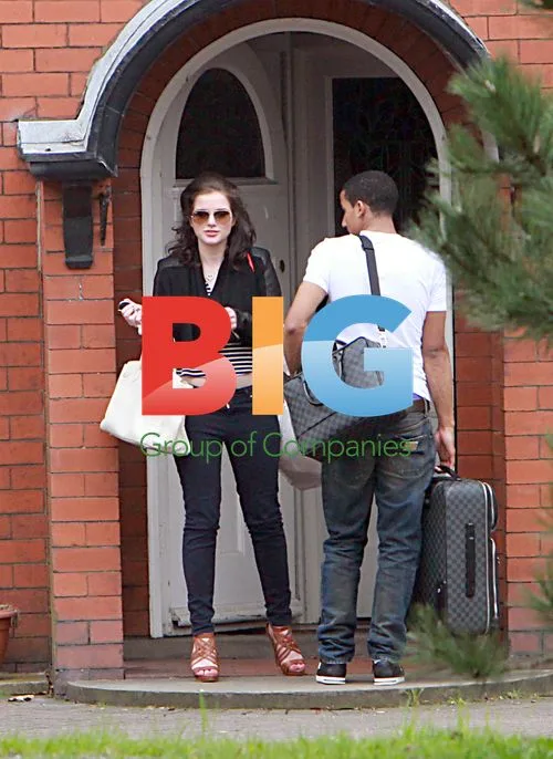Helen Flanagan and Scott Sinclair Arrive Home