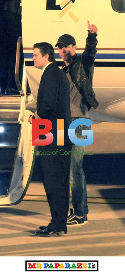 Cristiano Ronaldo and Jorge Mendes at Airport