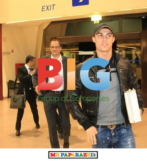 Cristiano Ronaldo at the Airport
