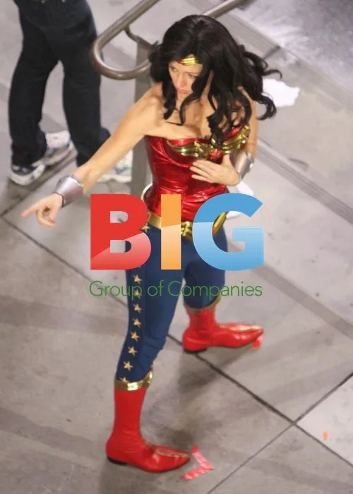 Adrianne Palicki filming 'Wonder Woman'