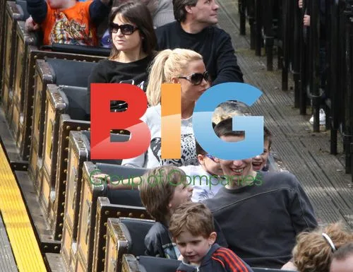 Katie Price Takes Kids to Chessington
