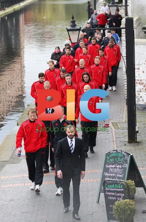 Liverpool FC out for walk before West Brom match