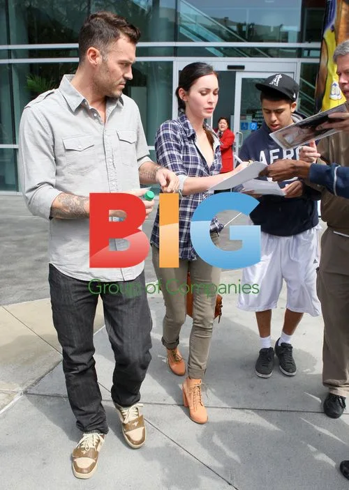 Megan Fox and Brian Austin Green at Laker Game