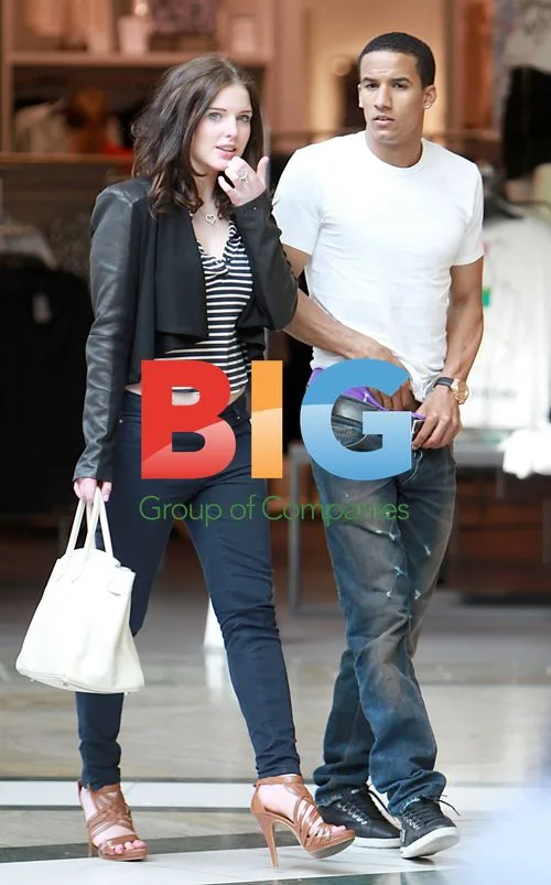 Helen Flanagan and Scott Sinclair Arrive Home