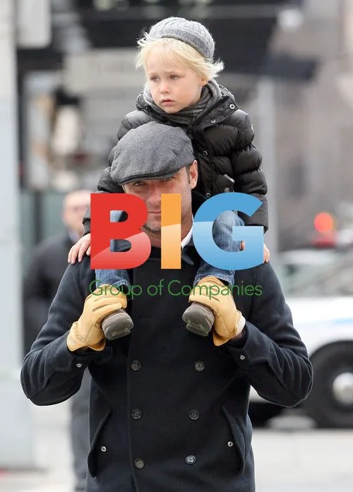 Liev Schreiber and son Sasha take NYC stroll