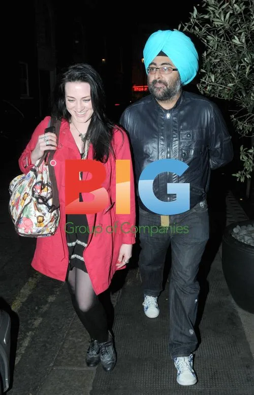 Hardeep Singh and girlfriend at The Ivy Club