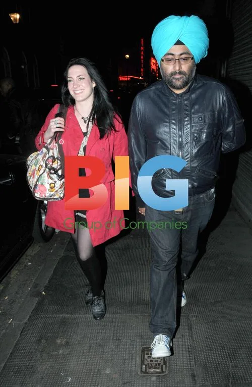 Hardeep Singh and Girlfriend at The Ivy Club