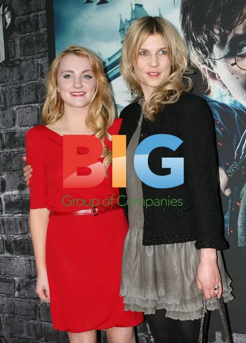 Evanna Lynch and Clemence Poesy at Harry Potter Exhibit