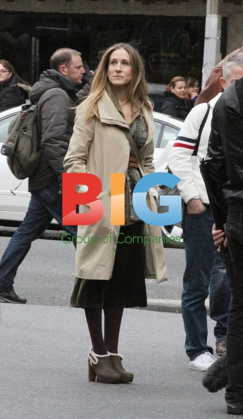 Sarah Jessica Parker on Set of New Years Eve