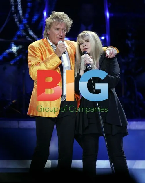 Rod Stewart and Stevie Nicks at Madison Square Garden