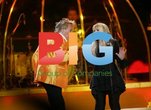 Rod Stewart and Stevie Nicks in Concert