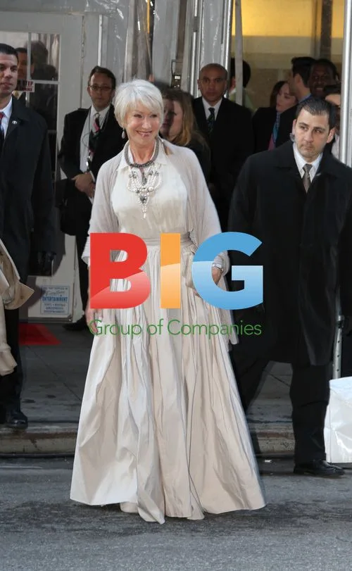 Helen Mirren Arrives at Arthur Premiere