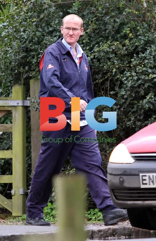 Postman Delivering Mail Ahead of Royal Wedding