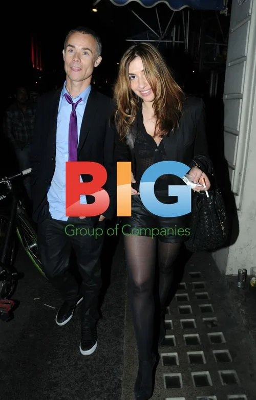 Celebs leaving the Box Club in London