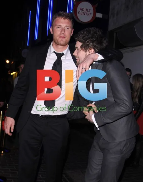 Freddie Flintoff and Jack Whitehall in Soho
