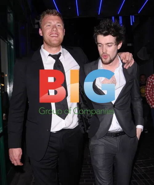 Freddie Flintoff and Jack Whitehall in Soho