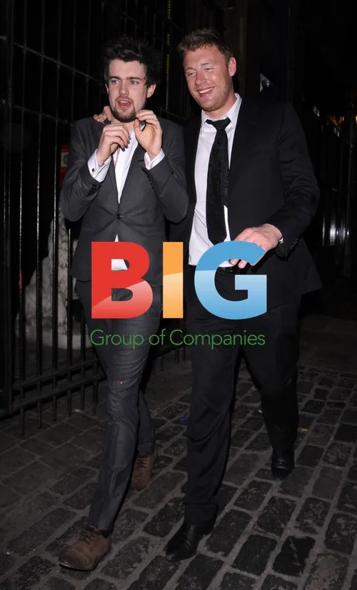 Freddie Flintoff and Jack Whitehall in Soho