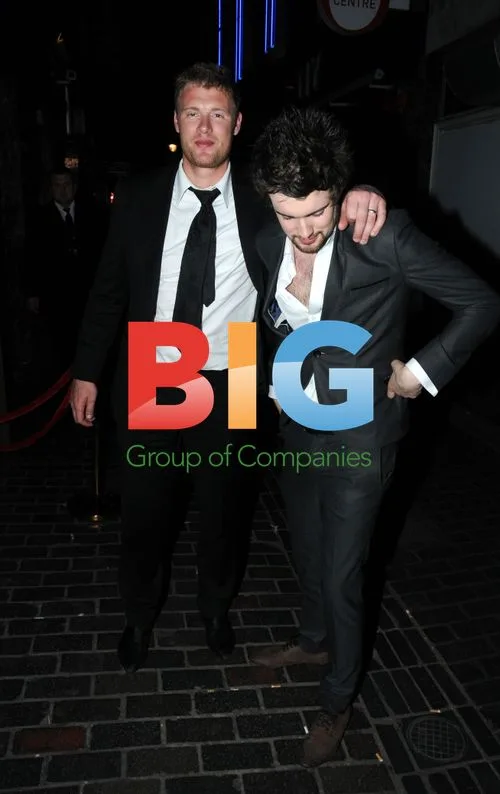 Freddie Flintoff and Jack Whitehall in Soho