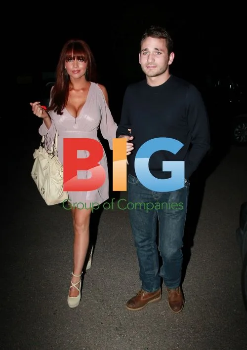 Amy Childs and Joe Out After Filming
