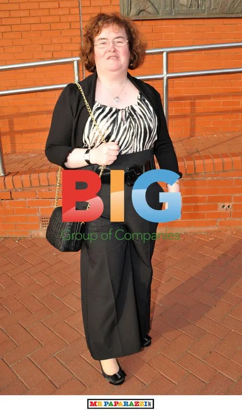 Susan Boyle and Family at Celtic Park