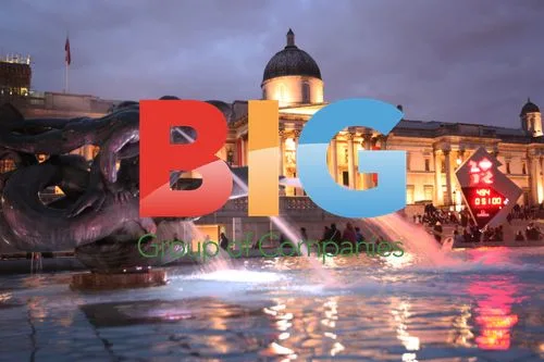 Trafalgar Square at Dusk in London