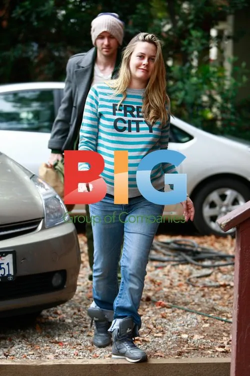 Alicia Silverstone with Christopher Jarecki in Santa Barbara