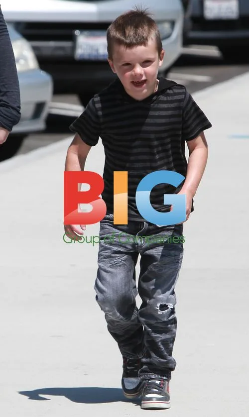 Beckham Sons at LA Zoo