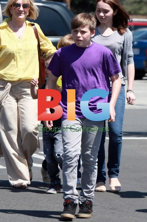 The Beckham Boys at LA Zoo