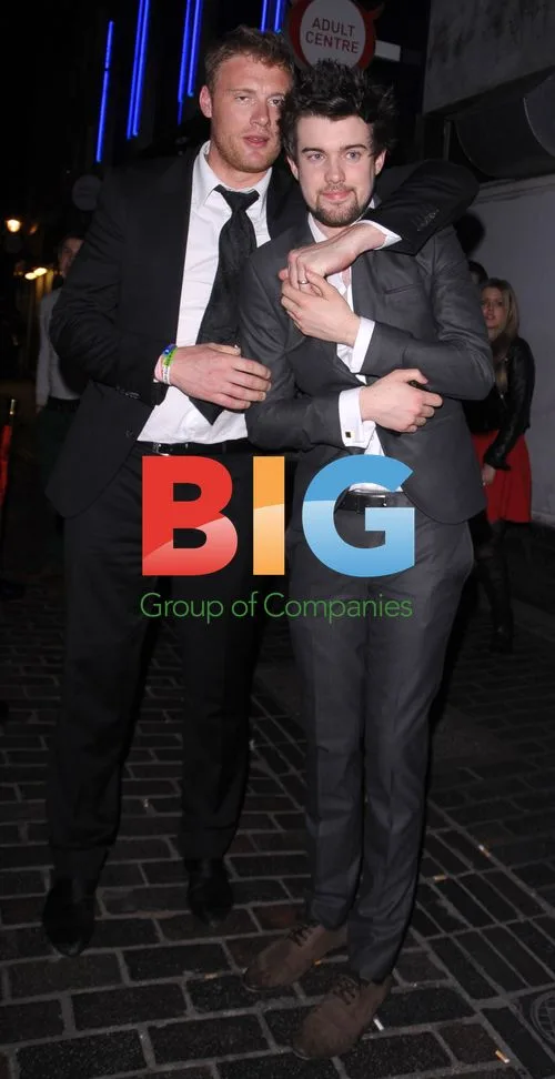 Freddie Flintoff and Jack Whitehall in Soho