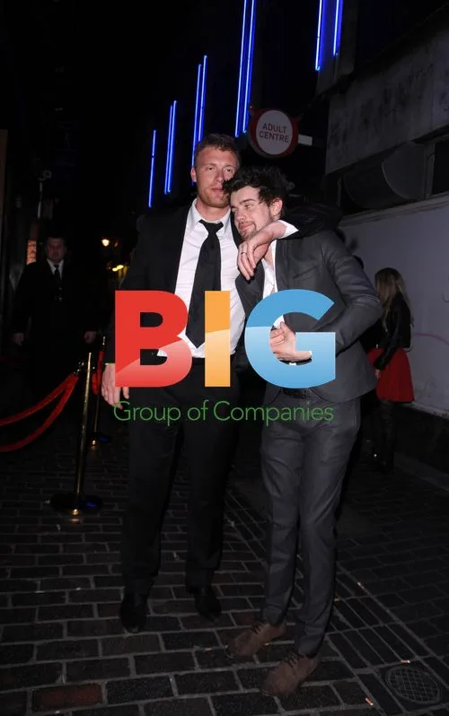 Freddie Flintoff and Jack Whitehall in Soho